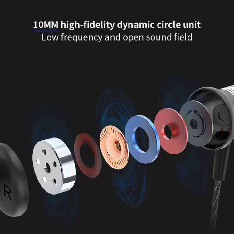 QKZ CK1 HIFI In-ear CNC Metal Carved Ear Shell Music Headphones - Normal Style Earphone by QKZ | Online Shopping South Africa | PMC TechLife | Buy Now Pay Later Mobicred