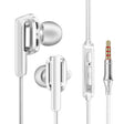 QKZ CK3 HIFI In-ear Four-unit Music Headphones (White) - Sport Earphone by QKZ | Online Shopping South Africa | PMC TechLife | Buy Now Pay Later Mobicred