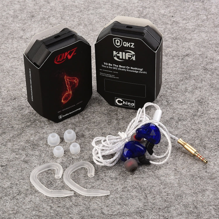 QKZ CK5 HIFI In-ear Star with The Same Music Headphones (Blue) - Sport Earphone by QKZ | Online Shopping South Africa | PMC TechLife