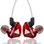 QKZ CK5 HIFI In-ear Star with The Same Music Headphones (Red)