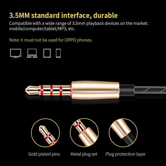 QKZ CK8 HiFi In-ear Four Unit Sports Music Headphones (Gold)