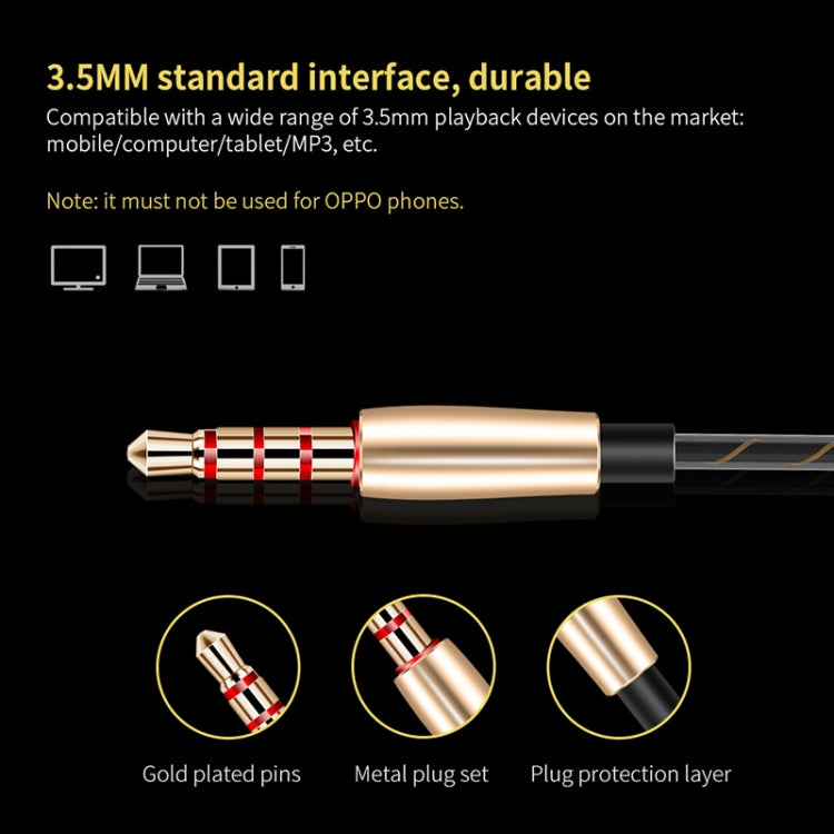 QKZ CK8 HiFi In-ear Four Unit Sports Music Headphones (Gold)