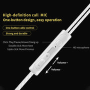 QKZ CK8 HiFi In-ear Four Unit Sports Music Headphones (White)