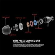 QKZ DM2 High Quality In-ear Sports Music Headphones, Microphone Version