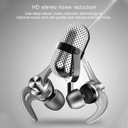 QKZ EQ1 CNC Metal Shark Fin Headphones Sports Music Headphones, Microphone Version (Rose Gold)
