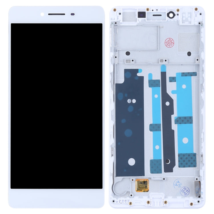 TFT LCD Screen for OPPO R7s Digitizer Full Assembly with Frame(White) - free shipping - PMC TechLife - Order now!