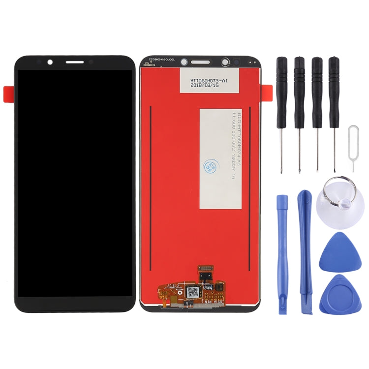 OEM LCD Screen for Huawei Enjoy 8 / Nova 2 Lite / Y7 (2018) with Digitizer Full Assembly (Black) - free shipping - PMC TechLife - Order now!