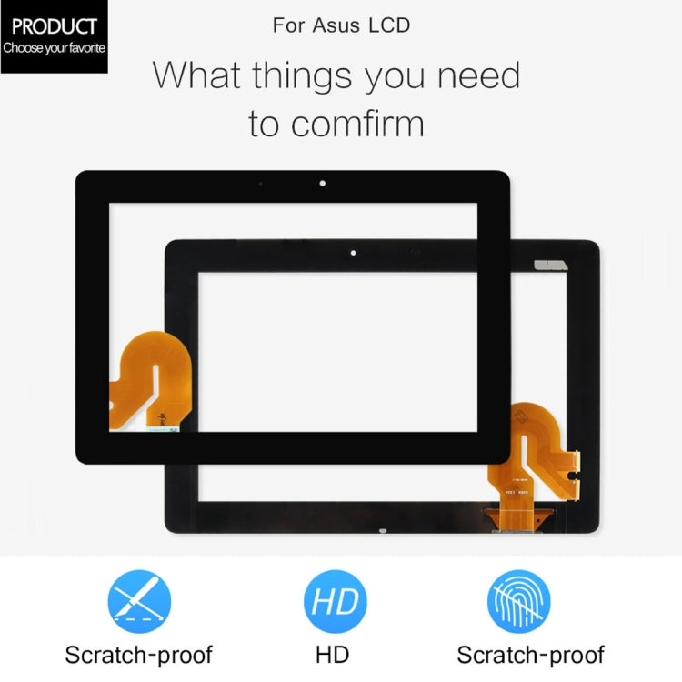 Touch Panel Digitizer for ASUS Pad MeMO FHD 10 / ME301 / ME302 / ME302C / ME302KL / K005 / 5449N / K00A(Black) - free shipping - PMC TechLife - Order now!