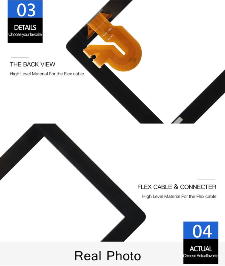 Touch Panel Digitizer for ASUS Pad MeMO FHD 10 / ME301 / ME302 / ME302C / ME302KL / K005 / 5449N / K00A(Black) - free shipping - PMC TechLife - Order now!