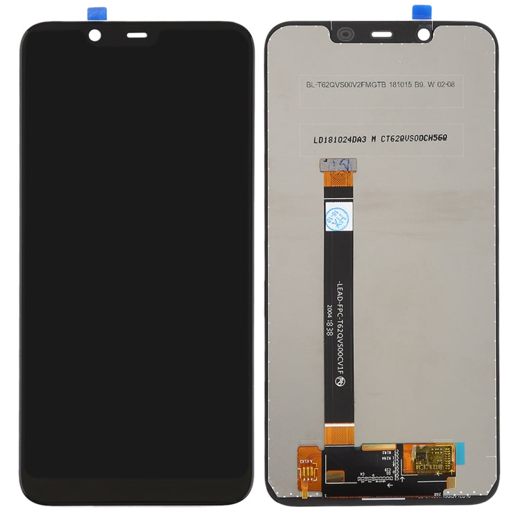 TFT LCD Screen for Nokia X7 / 8.1 / 7.1 Plus TA-1131 with Digitizer Full Assembly (Black) - free shipping - PMC TechLife - Order now!
