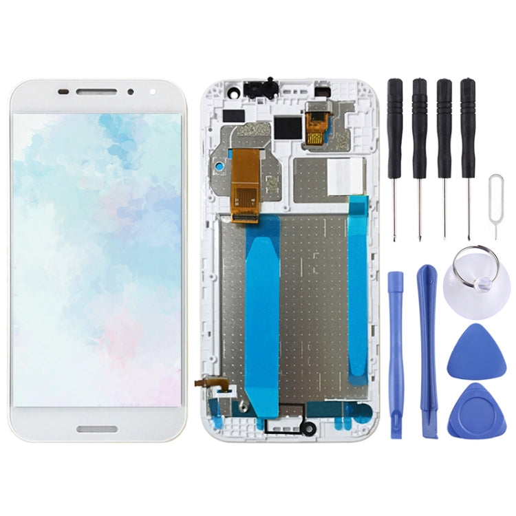 OEM LCD Screen for Vodafone Smart N8 VFD610 Digitizer Full Assembly with Frame���White) - free shipping - PMC TechLife - Order now!