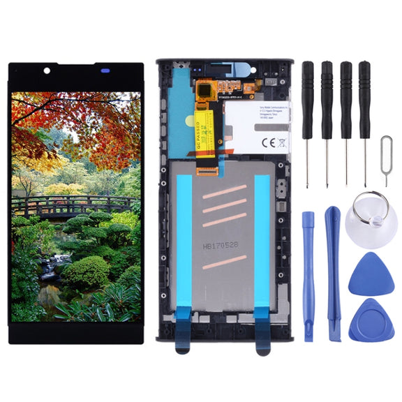 OEM LCD Screen for Sony Xperia L1 G3311 G3312 G3313 Digitizer Full Assembly with Frame(Black)