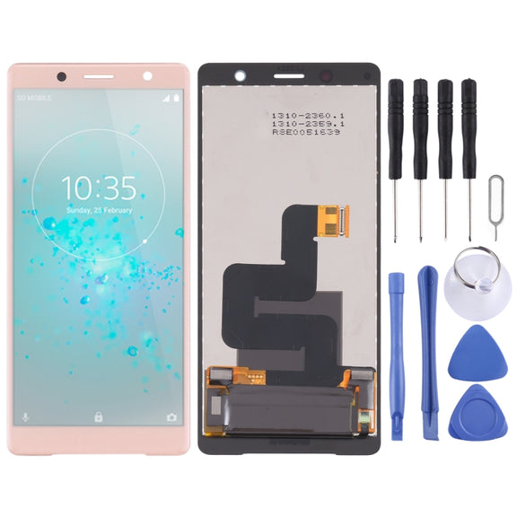 OEM LCD Screen for Sony Xperia XZ2 Compact with Digitizer Full Assembly(Gold)