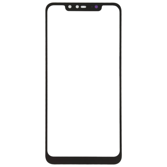 Front Screen Outer Glass Lens for Xiaomi Redmi Note 6 Pro(Black)