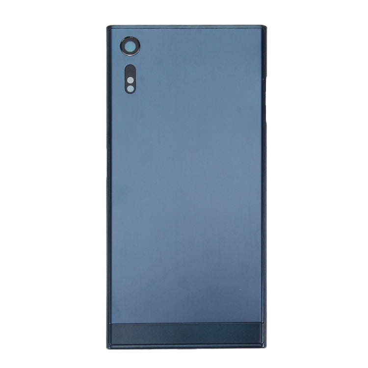 Back Battery Cover + Back Battery Bottom Cover + Middle Frame for Sony Xperia XZ(Dark Blue) - Back Cover by PMC TechLife | Online Shopping South Africa | PMC TechLife