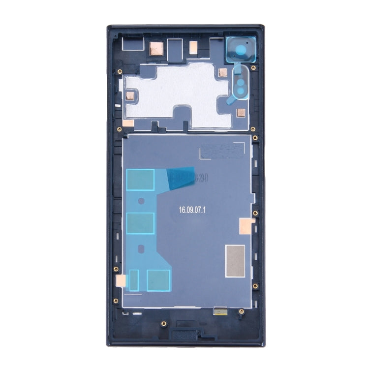 Back Battery Cover + Back Battery Bottom Cover + Middle Frame for Sony Xperia XZ(Dark Blue) - Back Cover by PMC TechLife | Online Shopping South Africa | PMC TechLife