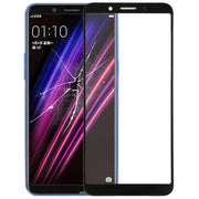 For OPPO A1 Front Screen Outer Glass Lens (Black)