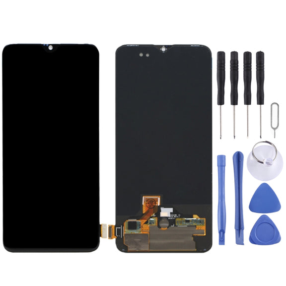 For OnePlus 6T  with Digitizer Full Assembly OEM LCD Screen (Black)