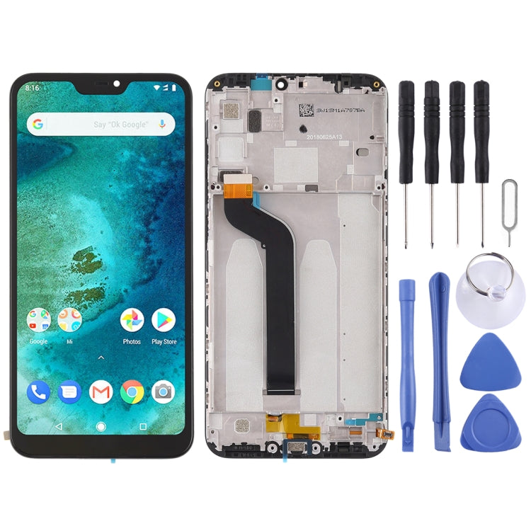 TFT LCD Screen for Xiaomi Redmi 6 Pro / A2 Lite Digitizer Full Assembly with Frame(Black) - free shipping - PMC TechLife - Order now!