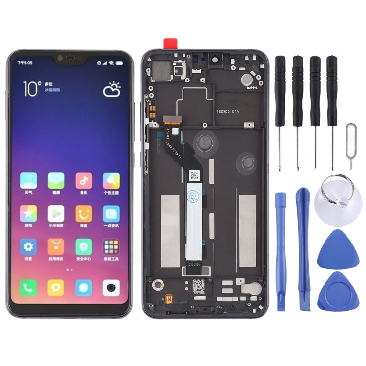 TFT LCD Screen for Xiaomi Mi 8 Lite Digitizer Full Assembly with Frame(Black) - free shipping - PMC TechLife - Order now!