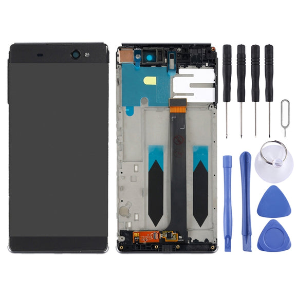 OEM LCD Screen for Sony Xperia XA Ultra / C6 / F3211 / F3212 / F3215 / F3216 / F3213 Digitizer Full Assembly with Frame(Black)