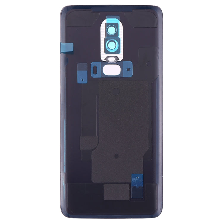 For OnePlus 6 Frosted Battery Back Cover with Camera Lens (Black) - Back Cover by PMC TechLife | Online Shopping South Africa | PMC TechLife