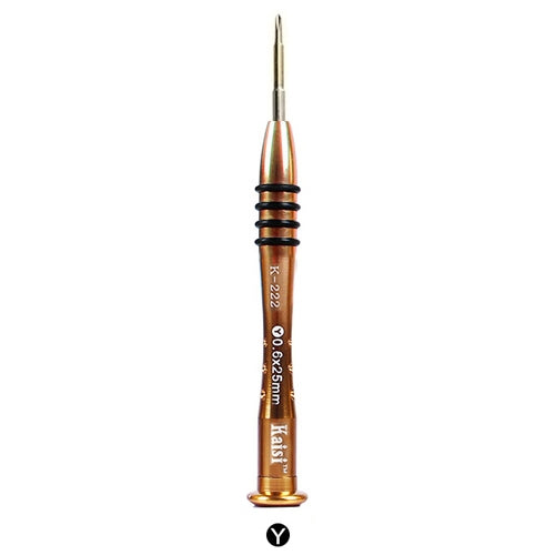 Kaisi K-222 Precision Screwdrivers Professional Repair Opening Tool for Mobile Phone Tablet PC (Y shape: 0.6) - free shipping - PMC TechLife - Order now!