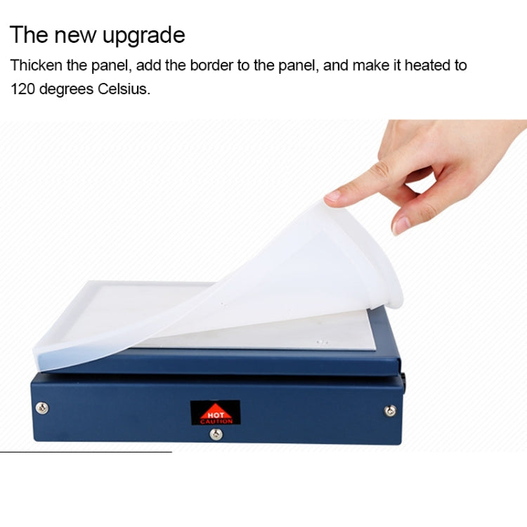 Kaisi K-816 Constant Temperature Heating Plate LCD Screen Open Separator Desoldering Station With Silicone Pad, US Plug - free shipping - PMC TechLife - Order now!