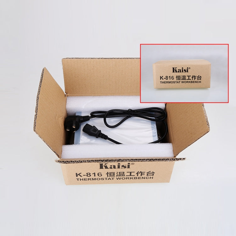 Kaisi K-816 Constant Temperature Heating Plate LCD Screen Open Separator Desoldering Station With Silicone Pad, EU Plug - free shipping - PMC TechLife - Order now!