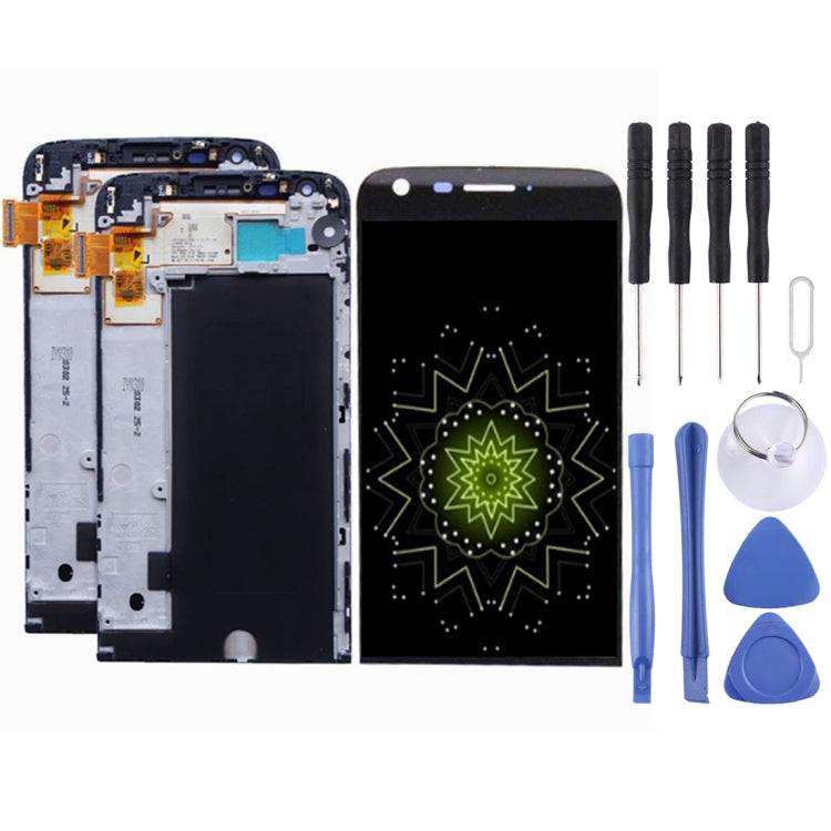 iPartsBuy LCD Screen + Touch Screen Digitizer Assembly with Frame, LCD Screen and Digitizer Full Assembly Digitizer Assembly with Frame, for LG G5 H840 / H850 - free shipping - PMC TechLife - Order now!