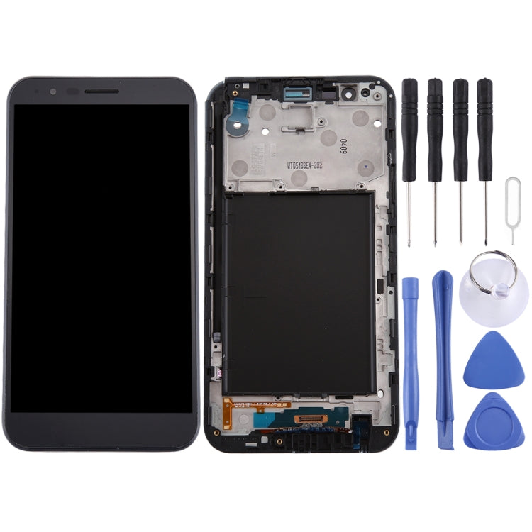 TFT LCD Screen for LG Stylo 3 Plus / TP450 / MP450 Digitizer Full Assembly with Frame (Black) - free shipping - PMC TechLife - Order now!