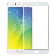 For OPPO R9s Plus Front Screen Outer Glass Lens (White)