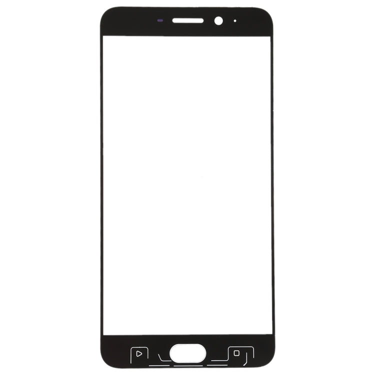 For OPPO R9s Plus Front Screen Outer Glass Lens (White)