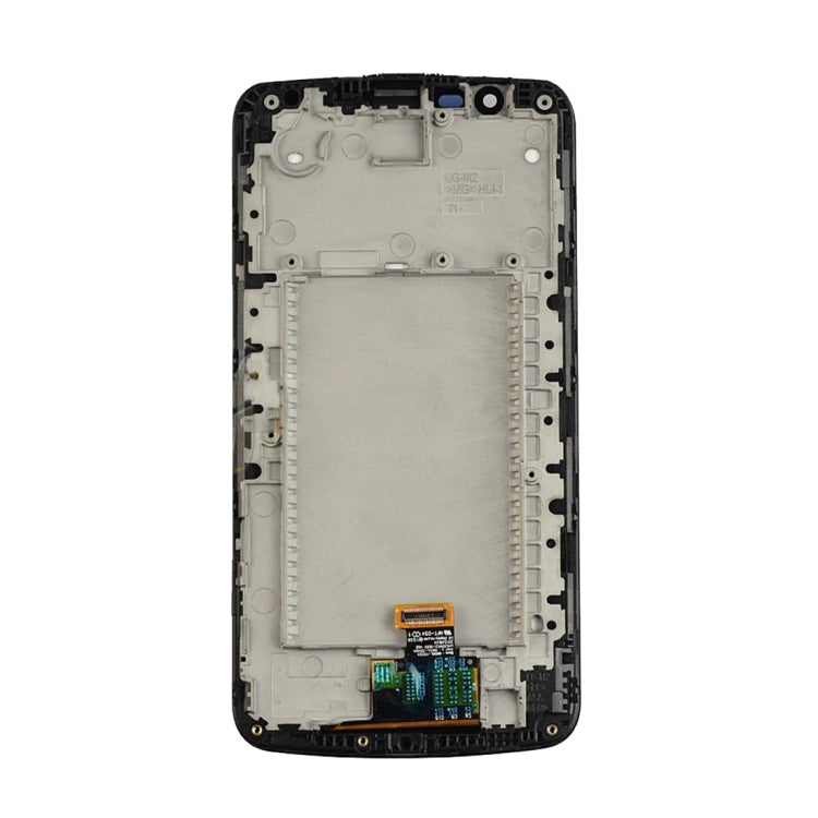 TFT LCD Screen for LG K10 Digitizer Full Assembly with Frame (Black)