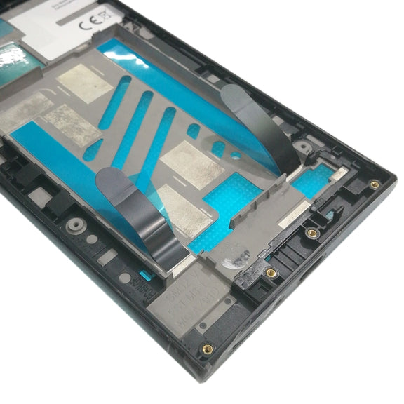 Front Housing LCD Frame Bezel for Sony Xperia L2 (Black)