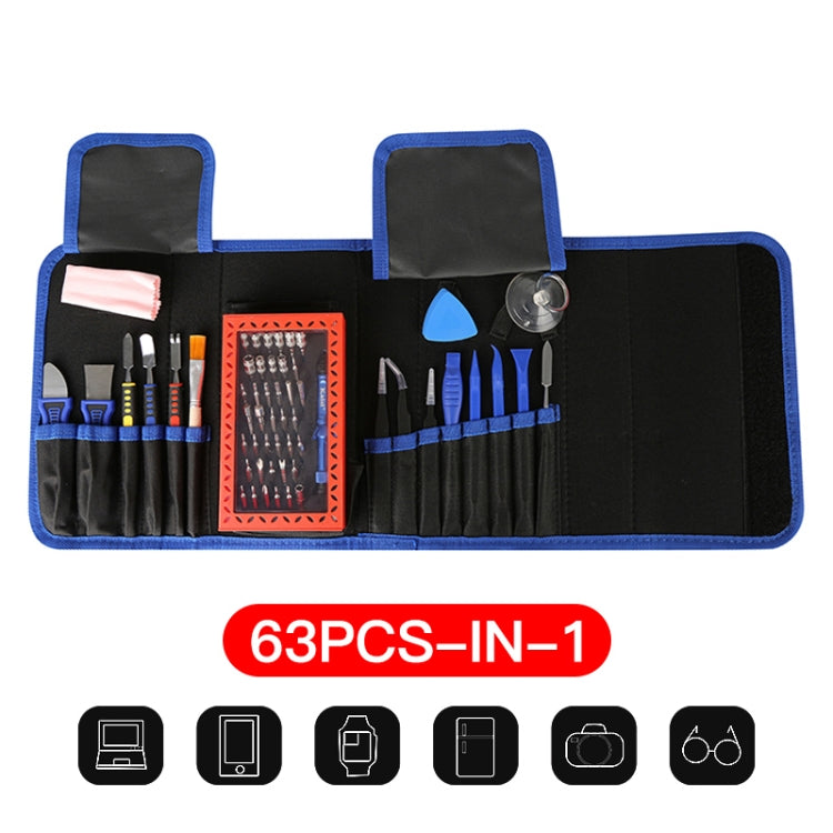 Kaisi K-1766 63 in 1 Magnetic Precision Electronics Screwdriver set Hand Tools For Phone Repair Tool Kit - free shipping - PMC TechLife - Order now!