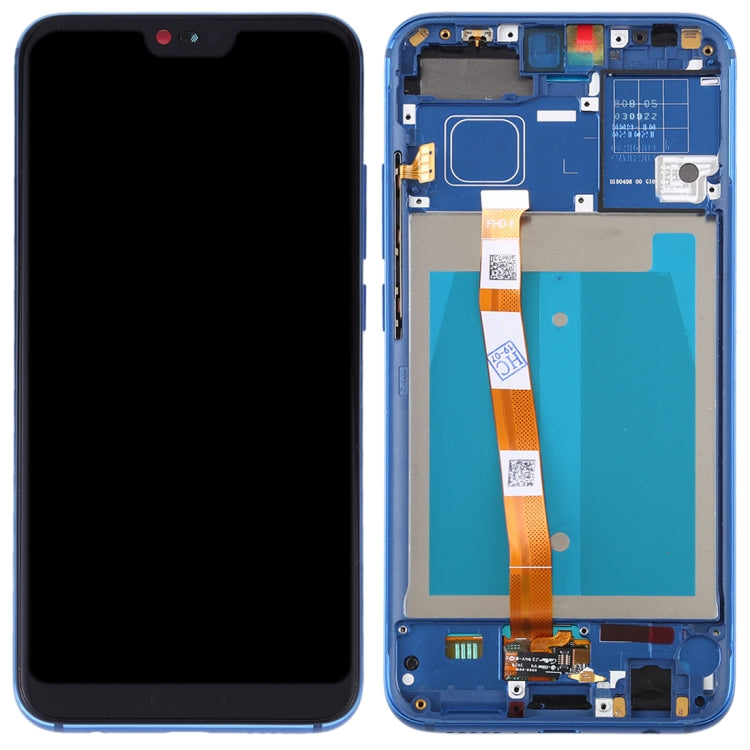 OEM LCD Screen for Huawei Honor 10 Digitizer Full Assembly with Frame (Blue) - free shipping - PMC TechLife - Order now!