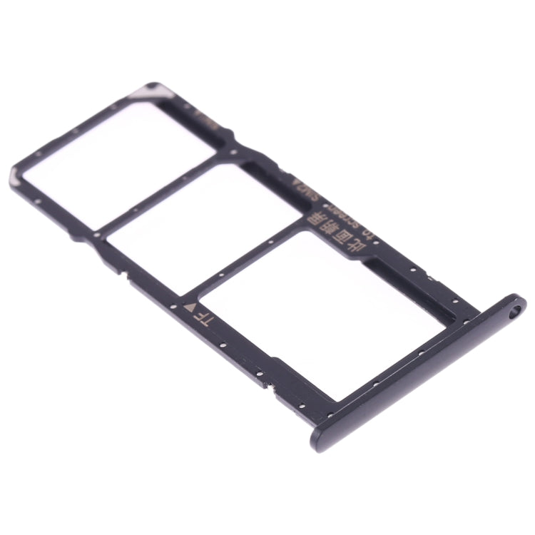 SIM Card Tray + SIM Card Tray + Micro SD Card Tray for Huawei Y7 (2019) / Y7 Pro (2019) / Y7 Prime (2019) (Black) - Card Socket by PMC TechLife | Online Shopping South Africa | PMC TechLife | Buy Now Pay Later Mobicred