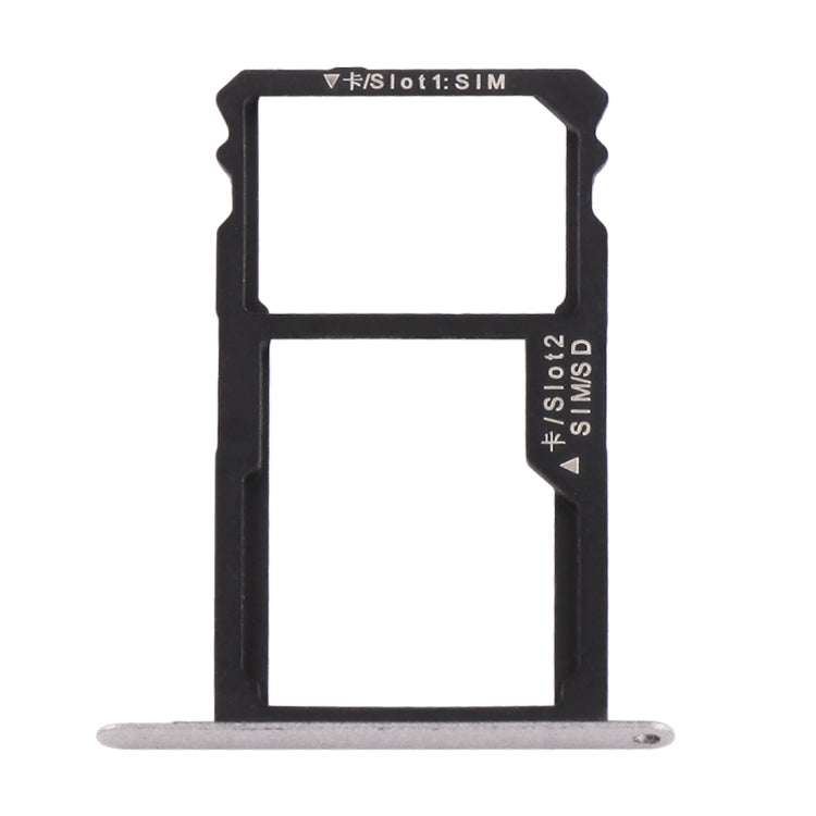 For Huawei Honor 7 Nano SIM Card Tray + Nano SIM / Micro SD Card Tray(Grey) - free shipping - PMC TechLife - Order now!