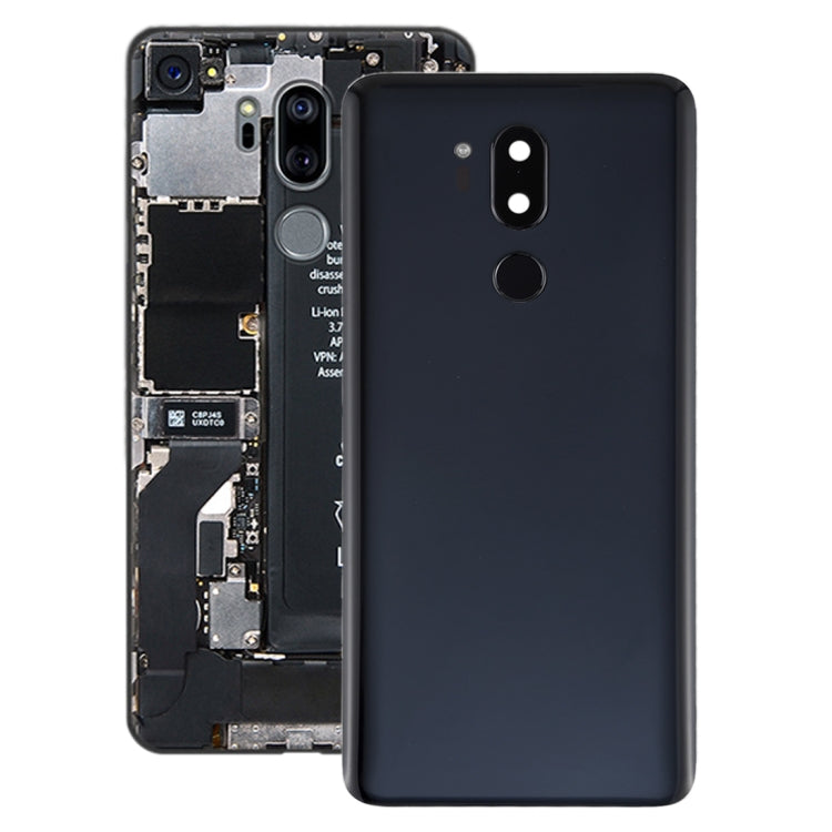 Battery Back Cover with Camera Lens & Fingerprint Sensor for LG G7 ThinQ / G710 / G710EM / G710PM / G710VMP(Black) - free shipping - PMC TechLife - Order now!