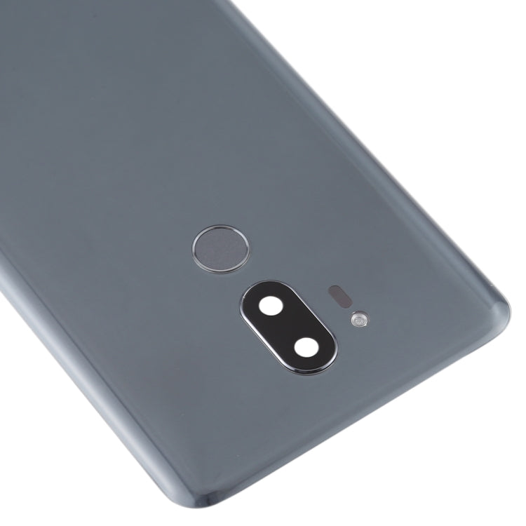 Battery Back Cover with Camera Lens & Fingerprint Sensor for LG G7 ThinQ / G710 / G710EM / G710PM / G710VMP(Silver) - For LG by PMC TechLife | Online Shopping South Africa | PMC TechLife | Buy Now Pay Later Mobicred