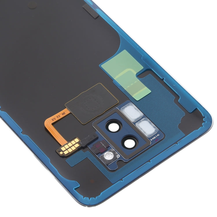 Battery Back Cover with Camera Lens & Fingerprint Sensor for LG G7 ThinQ / G710 / G710EM / G710PM / G710VMP(Silver)