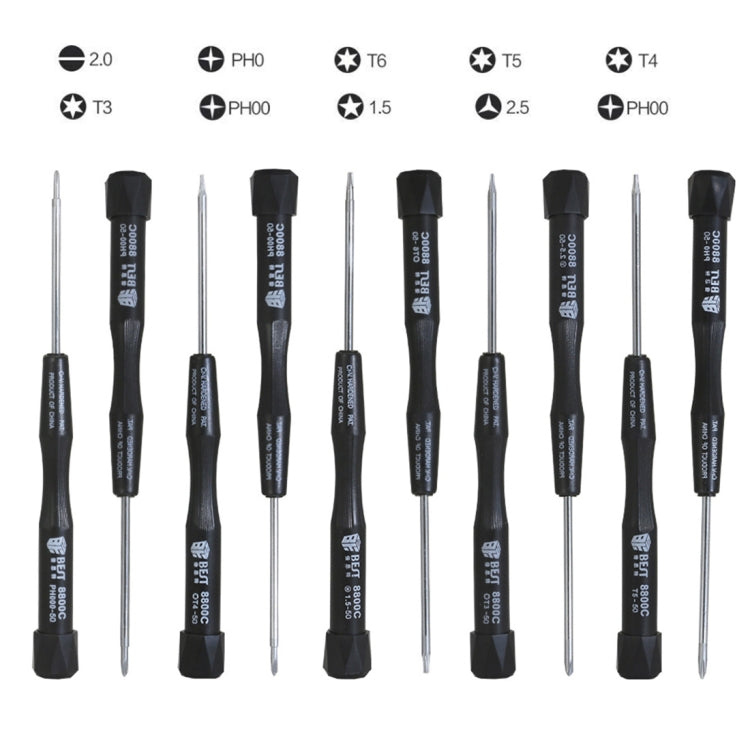 10 in 1 BEST BST-8800C Repair Tool Precision Screwdriver Set - free shipping - PMC Jewellery - Order now!