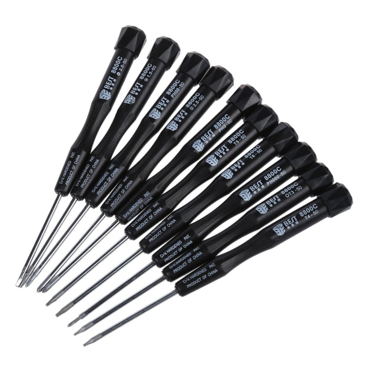 10 in 1 BEST BST-8800C Repair Tool Precision Screwdriver Set - free shipping - PMC Jewellery - Order now!