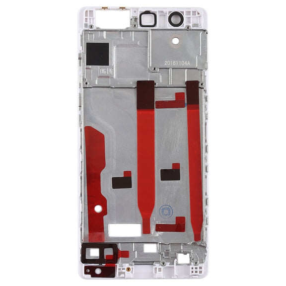 Front Housing LCD Frame Bezel Plate for Huawei P9(White)