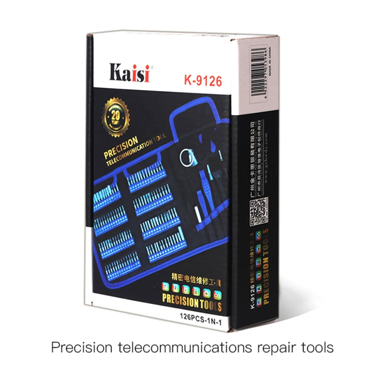 126 in 1 Kaisi K-9126 Magnetic Screwdriver Set Precision Screwdriver Tool Kit Repair Hand Tool - free shipping - PMC Jewellery - Order now!