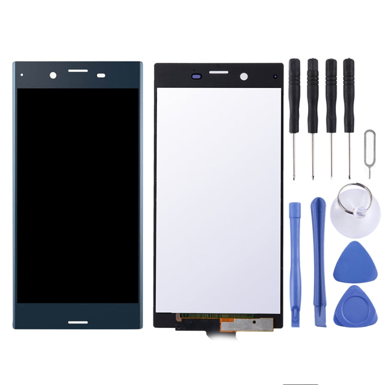 Original LCD Screen + Original Touch Panel for Sony Xperia XZ(Dark Blue)