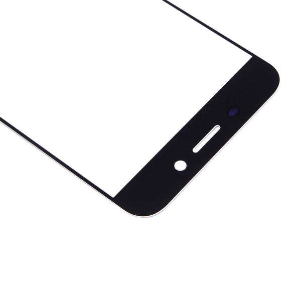 For OPPO R9s Front Screen Outer Glass Lens (White)