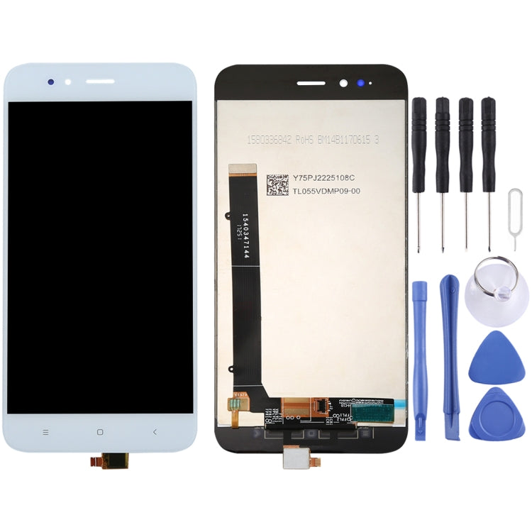 TFT LCD Screen for Xiaomi Mi 5X / A1 with Digitizer Full Assembly(White) - free shipping - PMC TechLife - Order now!