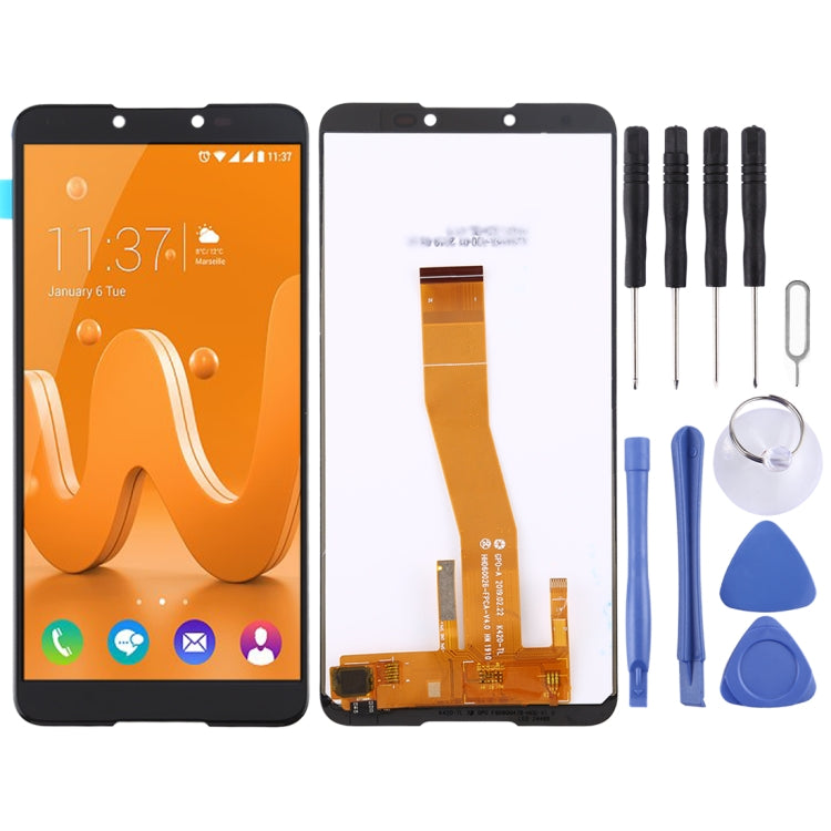 TFT LCD Screen for Wiko Y70 with Digitizer Full Assembly (Black) - free shipping - PMC TechLife - Order now!